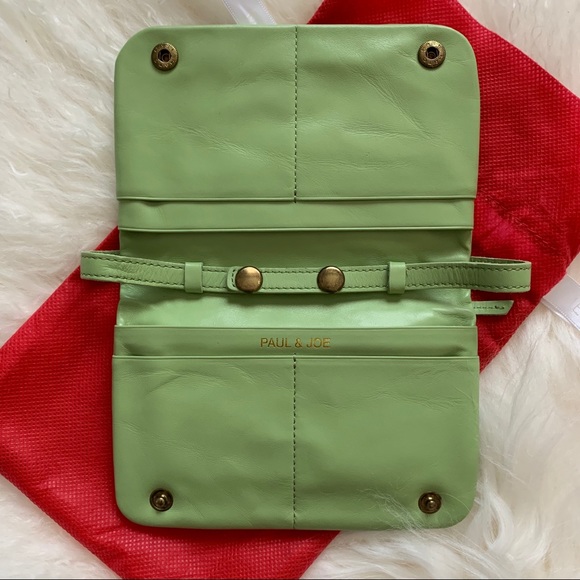 [NWT] Paul & Joe light green genuine leather purse - Picture 5 of 5
